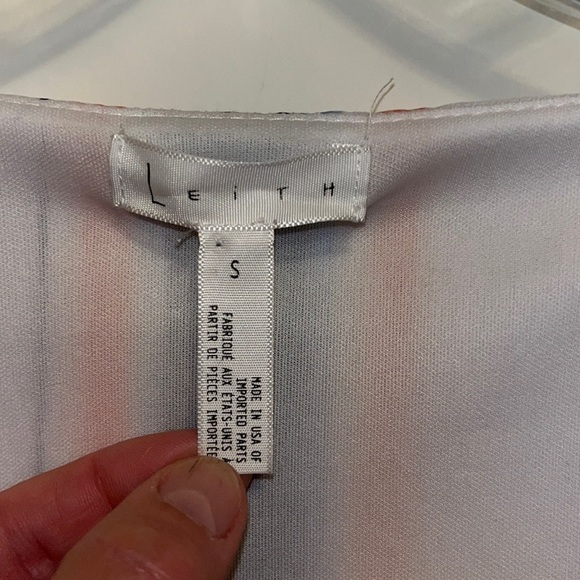 LEITH Red White and Blue Striped Romper Women’s size Small - Picture 5 of 8